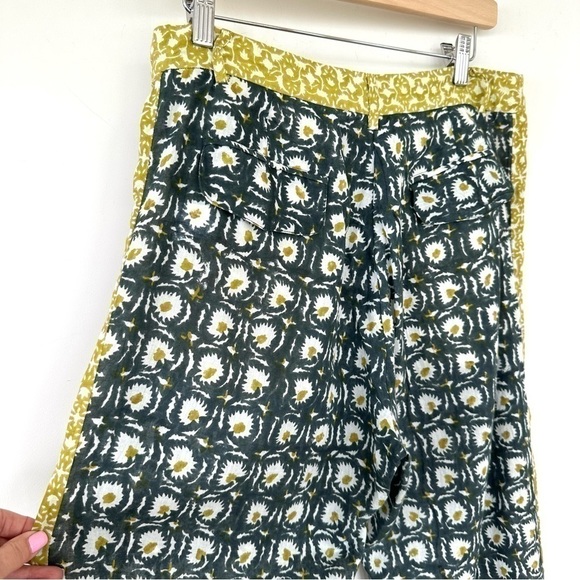 Roberta Roller Rabbit Green and Yellow Straight Leg Pants - Picture 10 of 16